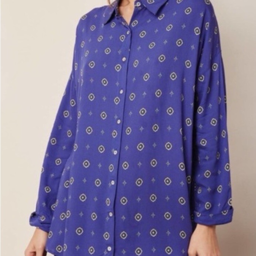 FP Intimately Patterned Button-Up - Picture 3 of 5